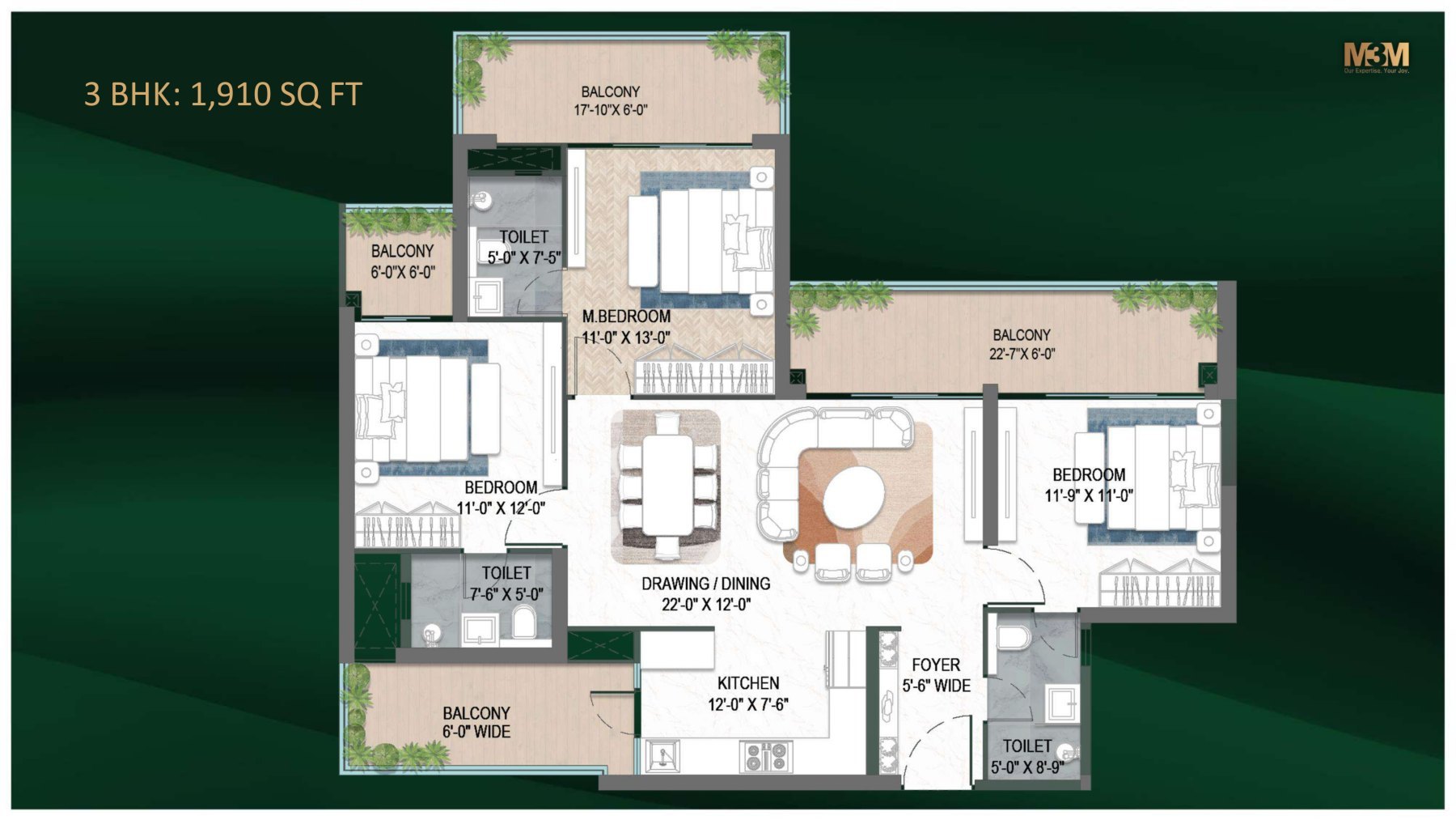 3BHK TYPE 2